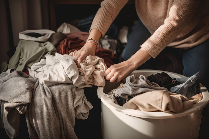 Helping your loved one sort through clothes is a simple way you can help them get moved into an assisted living.