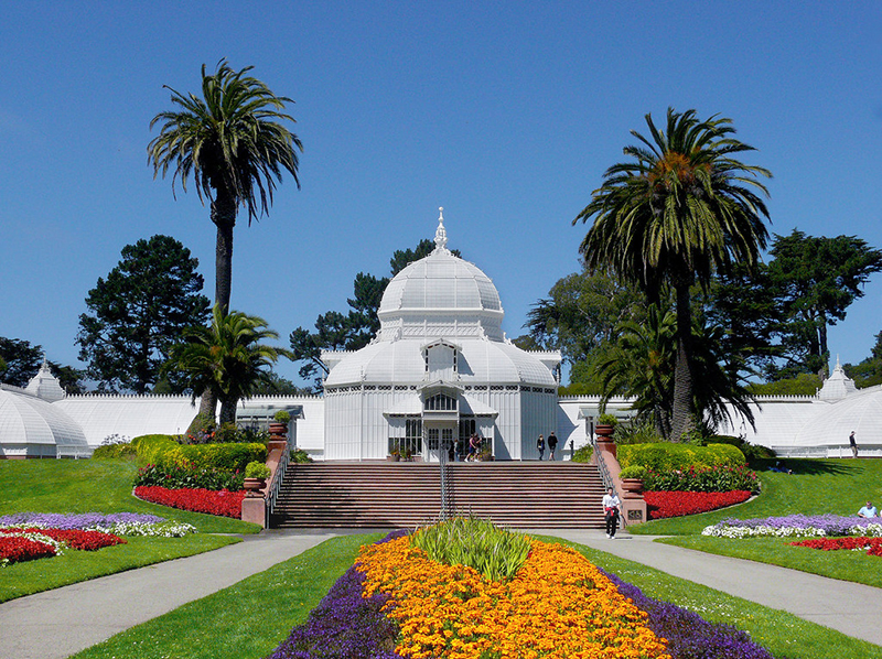 The Conservatory of Flowers - a great indoor activity in San Francisco.