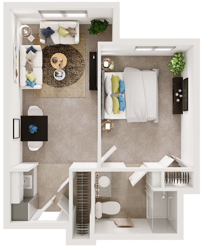 One-Bedroom Apartment | AlmaVia of San Francisco