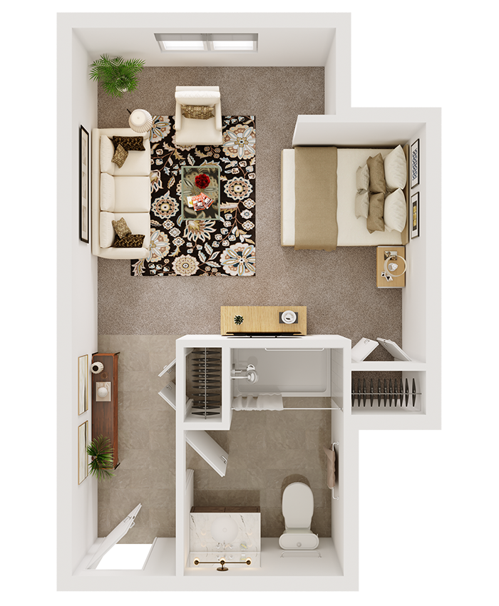 Private Studio Apartment | AlmaVia of Camarillo