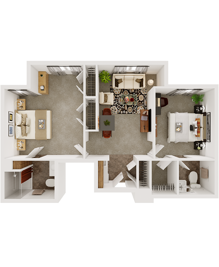 Two-Bedroom Apartment | AlmaVia of San Rafael