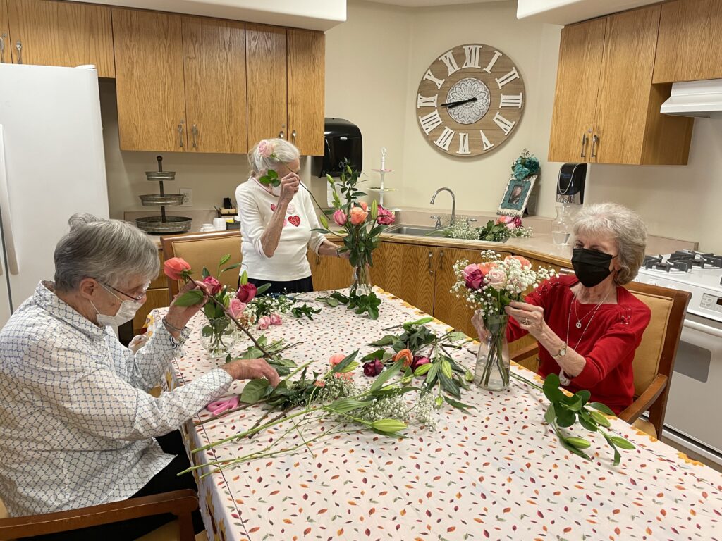 Flower Arranging Class | Elder Care Alliance