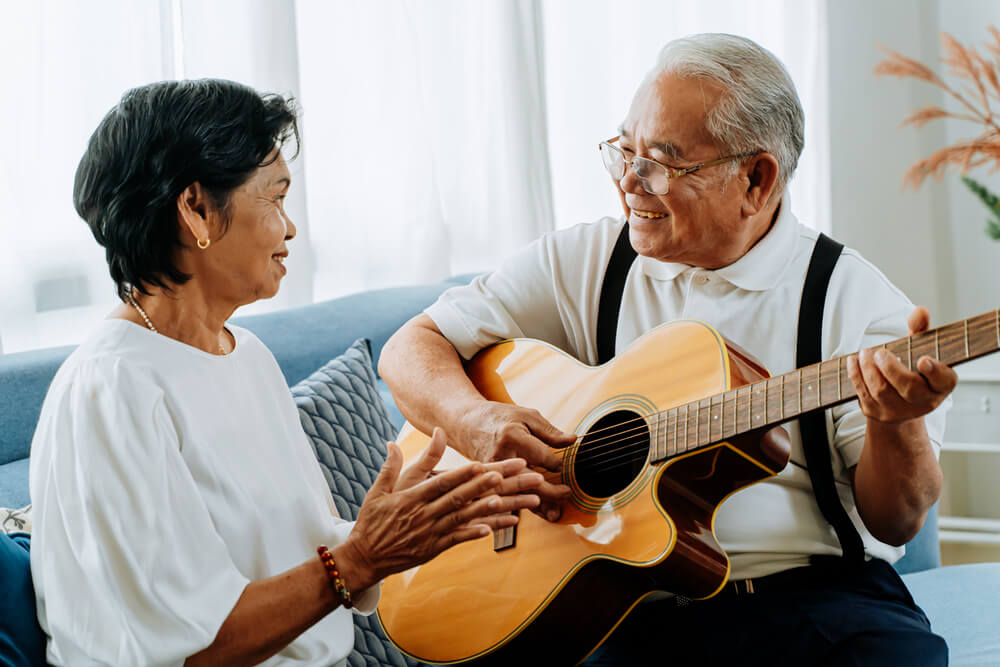 Playing a musical instrument is one of the best hobbies for seniors?