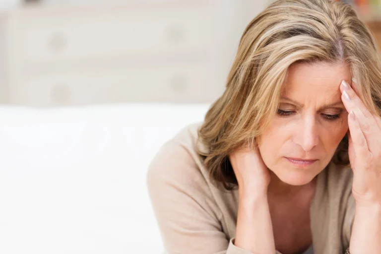 Person showing signs of distress.
