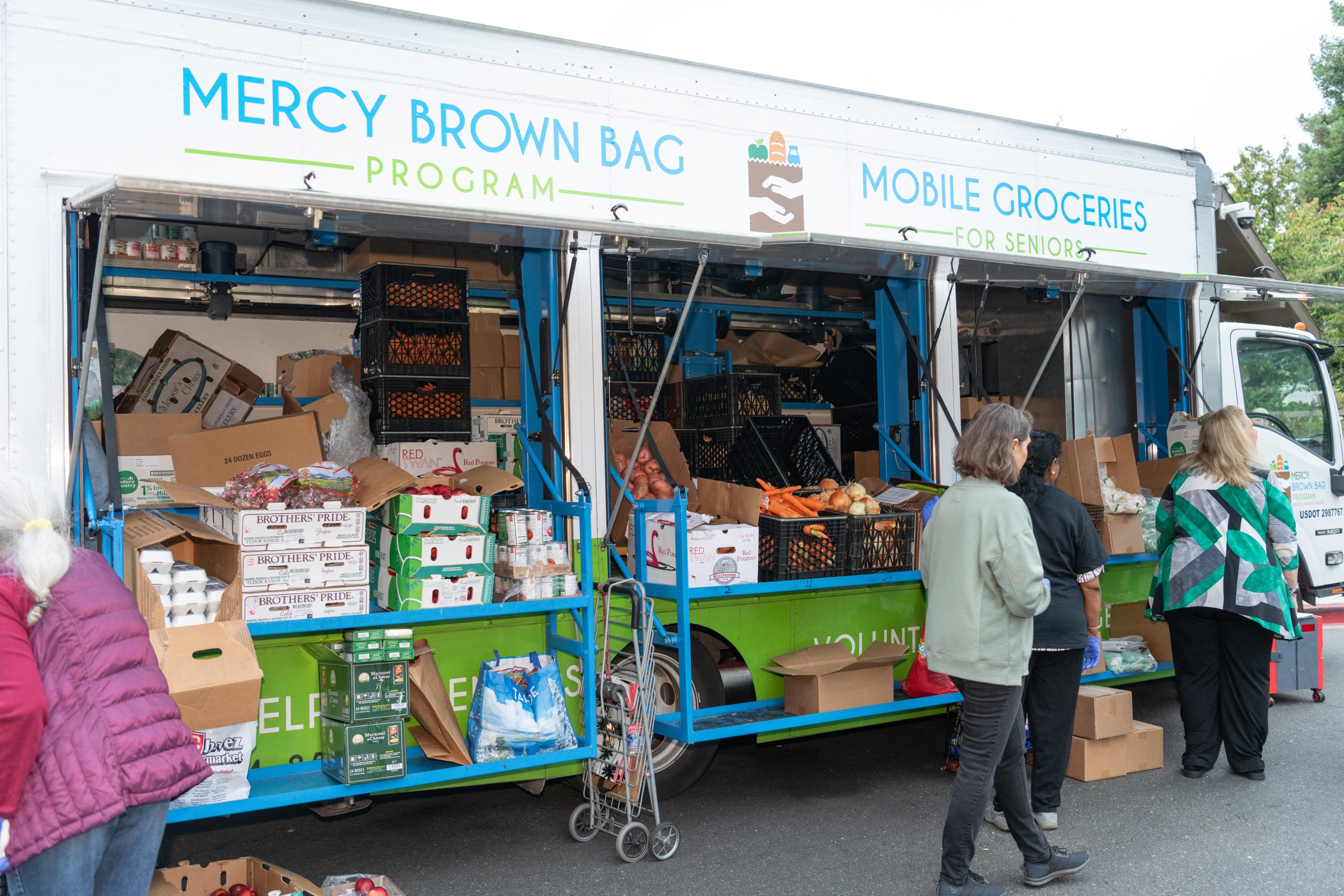 mercy brown bag truck