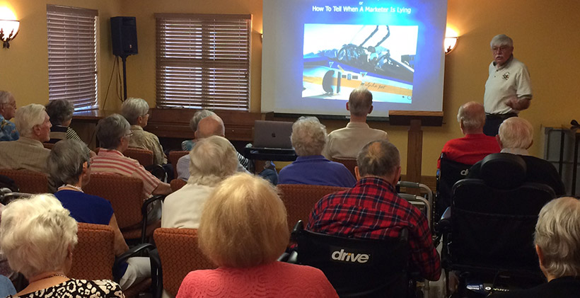 Camarillo Residents Spend an Afternoon with a Jet Fighter Test Pilot